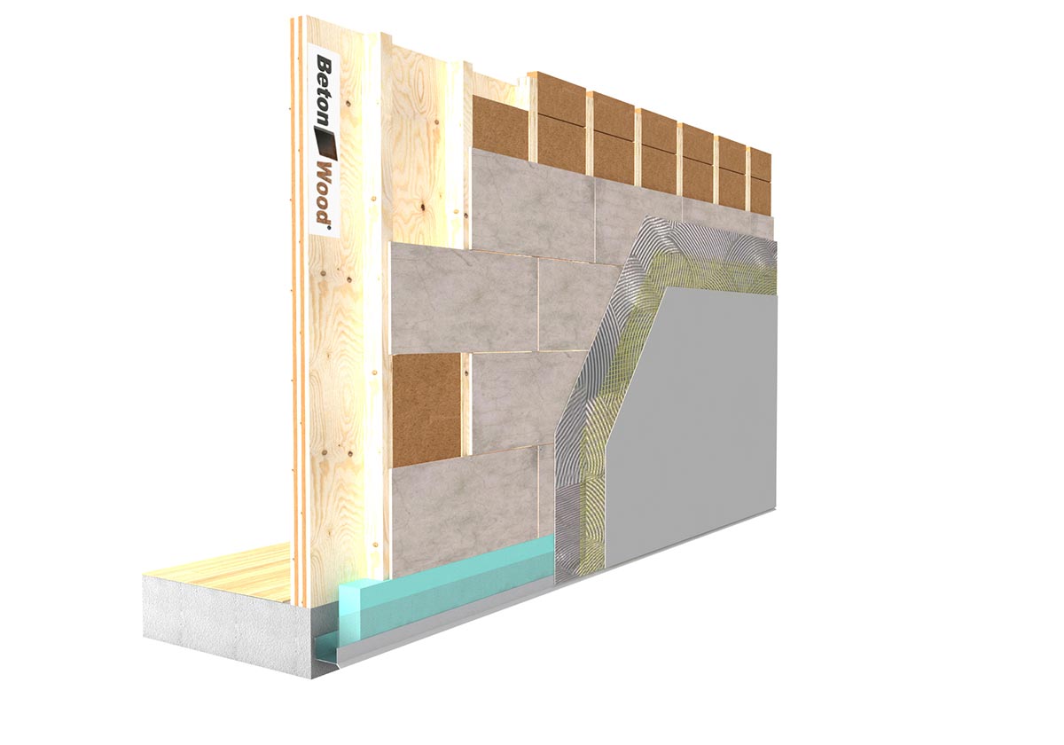 Cement bonded particle boards and Fibertherm X-lam